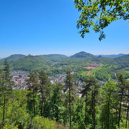 Blick über Annweiler vom Sommerfels